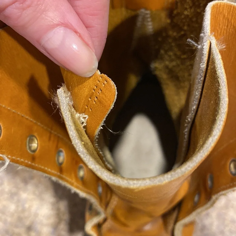 L. L. Bean Vintage Leather Duck Boots (No Innersoles or Laces)With Imperfections